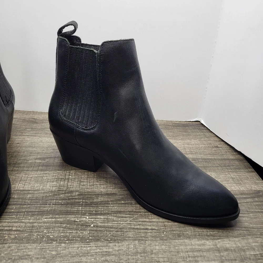 Thursday Boot Co Dreamer Bootie Black Women's 10.5 Leather EUC